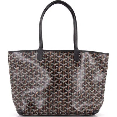 Pre-owned Goyard  Goyard Artois Tote Coated Canvas Pm In Multi