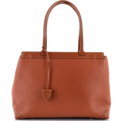 Pre-owned Goyard  Goyard Bellechasse Bag Leather Pm In Brown