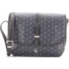 Pre-owned Goyard  Goyard Belvedere Ii Messenger Bag Coated Canvas Mm In Gray