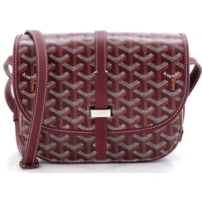 Pre-owned Goyard  Goyard Belvedere Ii Messenger Bag Coated Canvas Pm In Gold