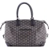 Pre-owned Goyard  Goyard Boeing Travel Bag Coated Canvas 30 In Pattern