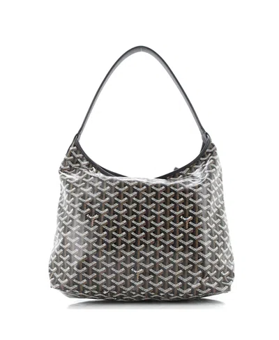 Pre-owned Pre-owned Goyard  Goyard Boheme Hobo Coated Canvas In Black