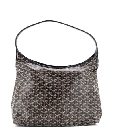 Pre-owned Pre-owned Goyard  Goyard Boheme Hobo Coated Canvas In Brown