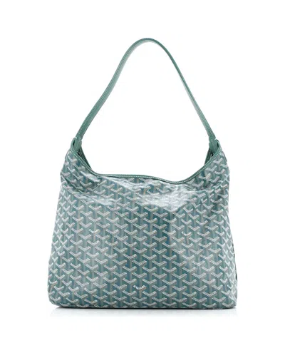 Pre-owned Pre-owned Goyard  Goyard Boheme Hobo Coated Canvas In Green