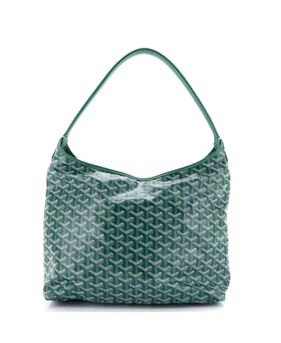 Pre-owned Pre-owned Goyard  Goyard Boheme Hobo Coated Canvas In Green