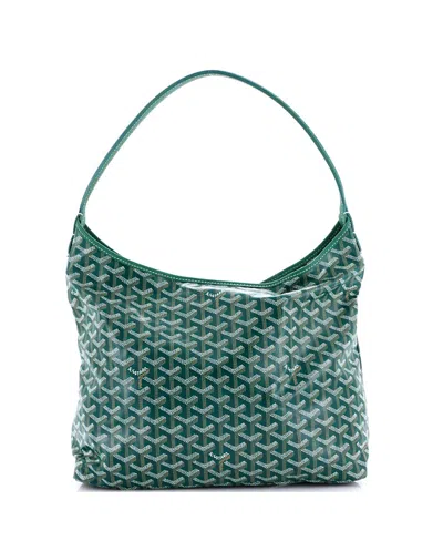 Pre-owned Pre-owned Goyard  Goyard Boheme Hobo Coated Canvas In Green