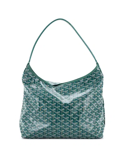 Pre-owned Pre-owned Goyard  Goyard Boheme Hobo Coated Canvas In Green