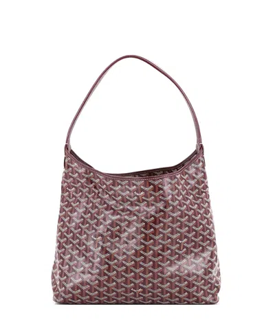 Pre-owned Pre-owned Goyard  Goyard Boheme Hobo Coated Canvas In Red