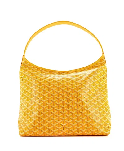 Pre-owned Pre-owned Goyard  Goyard Boheme Hobo Printed Coated Canvas