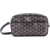 Pre-owned Goyard  Goyard Cap Vert Bag Coated Canvas In Black