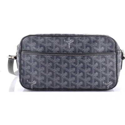 Pre-owned Goyard  Goyard Cap Vert Bag Coated Canvas In Gray