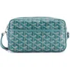Pre-owned Goyard  Goyard Cap Vert Bag Coated Canvas In Green