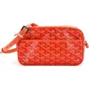 Pre-owned Goyard  Goyard Cap Vert Bag Coated Canvas In Pink
