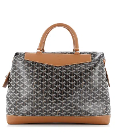 Pre-owned Goyard  Goyard Cisalpin Briefcase Coated Canvas In Brown