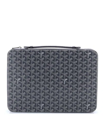 Pre-owned Pre-owned Goyard  Goyard Compagnon Universel A4 Bag Coated Canvas