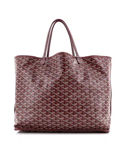 Pre-owned Pre-owned Goyard  Goyard Gm Anjou Reversible Tote Coated Canvas In Red