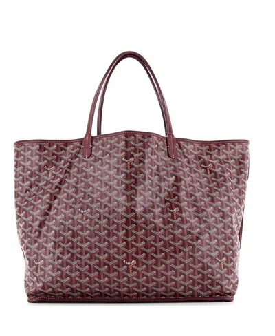 Pre-owned Pre-owned Goyard  Goyard Gm Anjou Reversible Tote Coated Canvas In Red