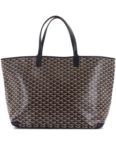 Pre-owned Pre-owned Goyard  Goyard Gm Artois Tote Coated Canvas In Black