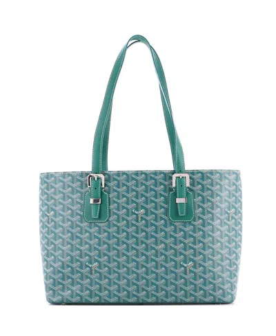 Pre-owned Pre-owned Goyard  Goyard Gm Okinawa Bag Coated Canvas In Green