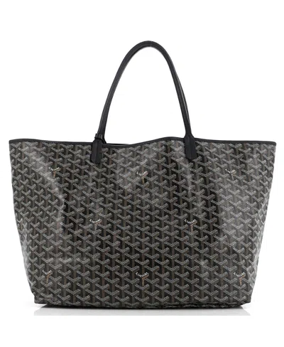 Pre-owned Pre-owned Goyard  Goyard Gm Saint Louis Tote Coated Canvas In Black