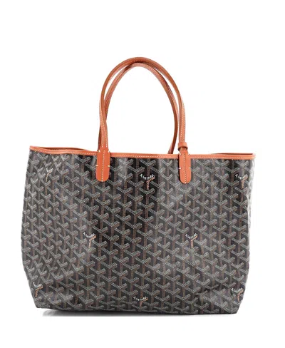 Pre-owned Pre-owned Goyard  Goyard Gm Saint Louis Tote Coated Canvas In Black