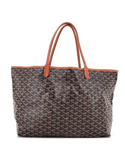 Pre-owned Pre-owned Goyard  Goyard Gm Saint Louis Tote Coated Canvas In Black