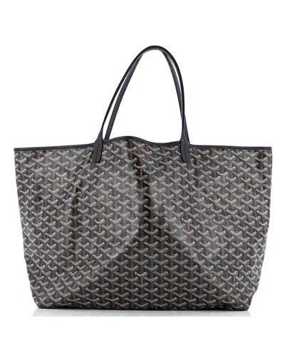 Pre-owned Pre-owned Goyard  Goyard Gm Saint Louis Tote Coated Canvas In Black