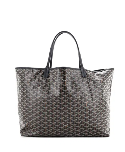 Pre-owned Pre-owned Goyard  Goyard Gm Saint Louis Tote Coated Canvas In Black