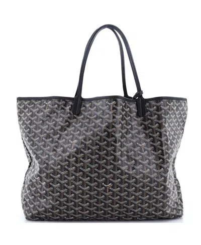 Pre-owned Pre-owned Goyard  Goyard Gm Saint Louis Tote Coated Canvas In Black