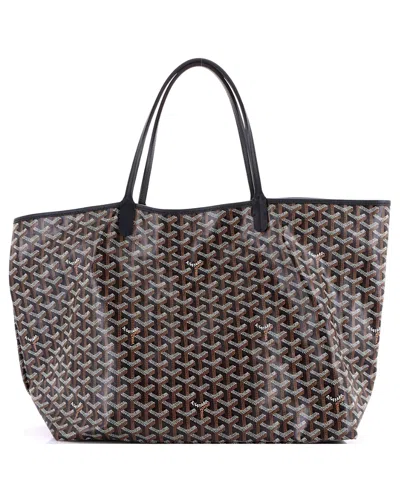 Pre-owned Pre-owned Goyard  Goyard Gm Saint Louis Tote Coated Canvas In Black