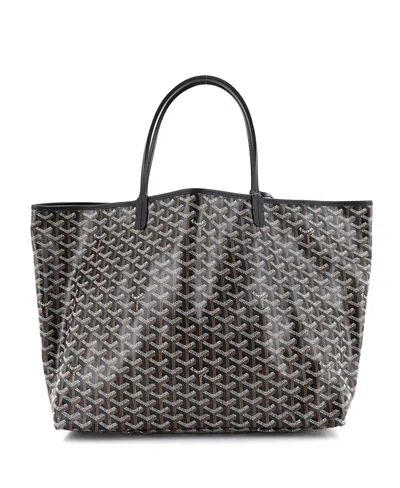 Pre-owned Pre-owned Goyard  Goyard Gm Saint Louis Tote Coated Canvas In Black