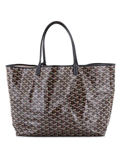 Pre-owned Pre-owned Goyard  Goyard Gm Saint Louis Tote Coated Canvas In Black