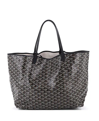 Pre-owned Pre-owned Goyard  Goyard Gm Saint Louis Tote Coated Canvas In Black