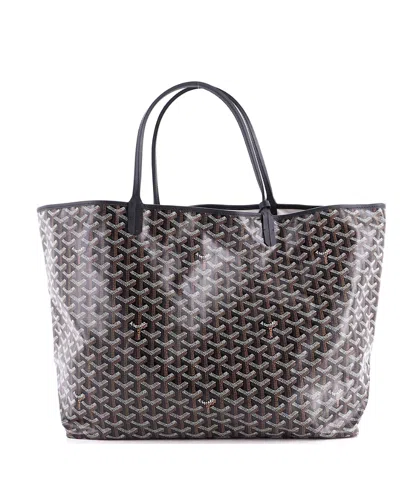 Pre-owned Pre-owned Goyard  Goyard Gm Saint Louis Tote Coated Canvas In Black