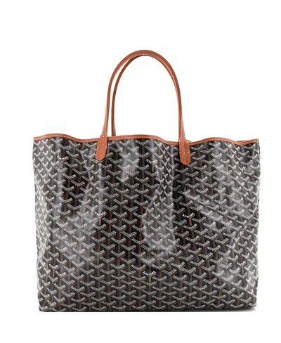 Pre-owned Pre-owned Goyard  Goyard Gm Saint Louis Tote Coated Canvas In Black