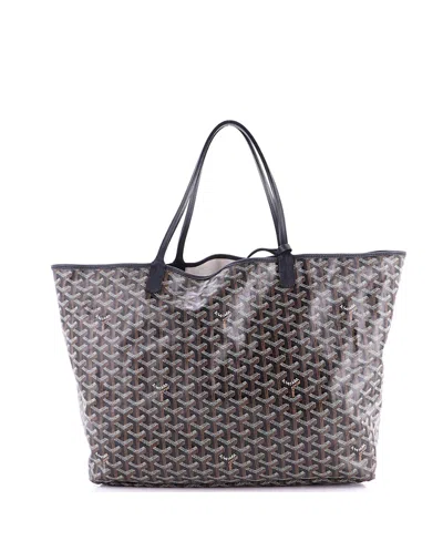 Pre-owned Pre-owned Goyard  Goyard Gm Saint Louis Tote Coated Canvas In Black