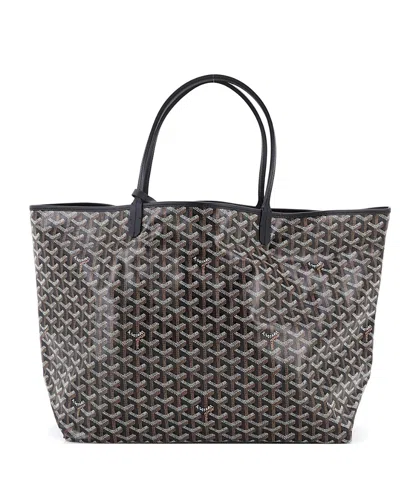 Pre-owned Pre-owned Goyard  Goyard Gm Saint Louis Tote Coated Canvas In Black