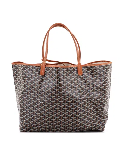 Pre-owned Pre-owned Goyard  Goyard Gm Saint Louis Tote Coated Canvas In Brown