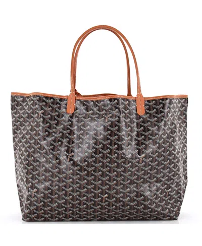 Pre-owned Pre-owned Goyard  Goyard Gm Saint Louis Tote Coated Canvas In Brown