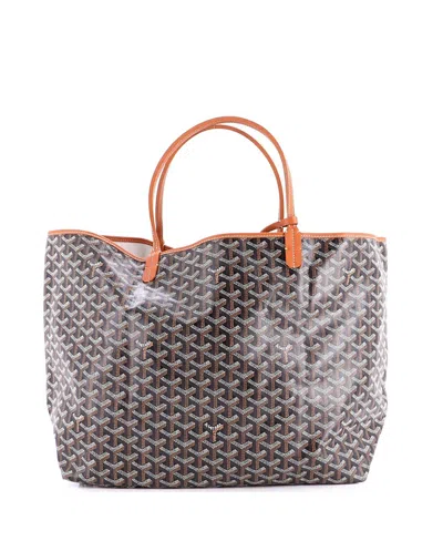 Pre-owned Pre-owned Goyard  Goyard Gm Saint Louis Tote Coated Canvas In Brown