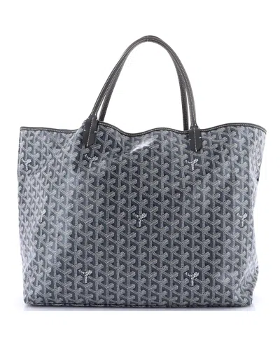 Pre-owned Pre-owned Goyard  Goyard Gm Saint Louis Tote Coated Canvas In Gray