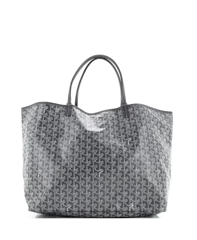 Pre-owned Pre-owned Goyard  Goyard Gm Saint Louis Tote Coated Canvas In Gray