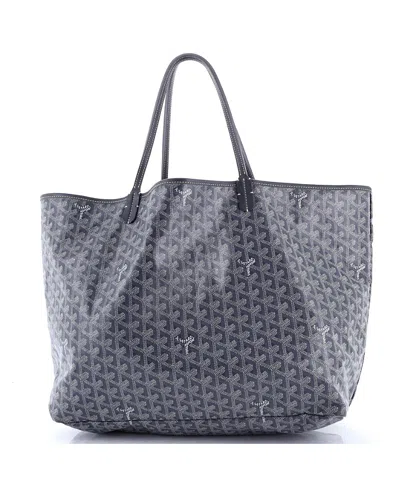 Pre-owned Pre-owned Goyard  Goyard Gm Saint Louis Tote Coated Canvas In Gray