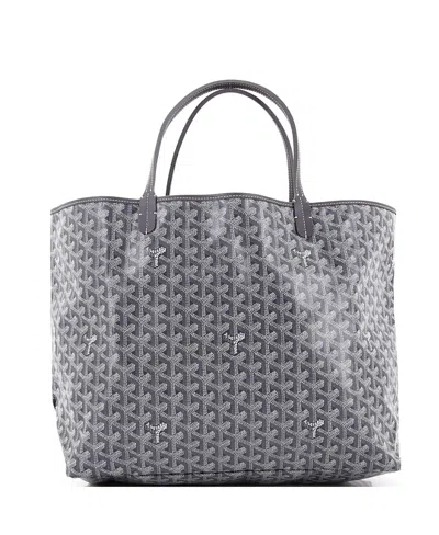 Pre-owned Pre-owned Goyard  Goyard Gm Saint Louis Tote Coated Canvas In Gray
