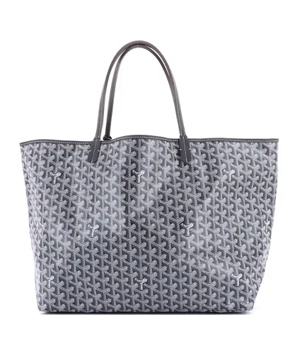 Pre-owned Pre-owned Goyard  Goyard Gm Saint Louis Tote Coated Canvas In Gray