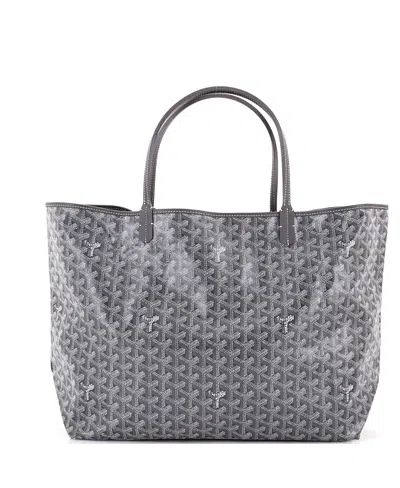 Pre-owned Pre-owned Goyard  Goyard Gm Saint Louis Tote Coated Canvas In Gray