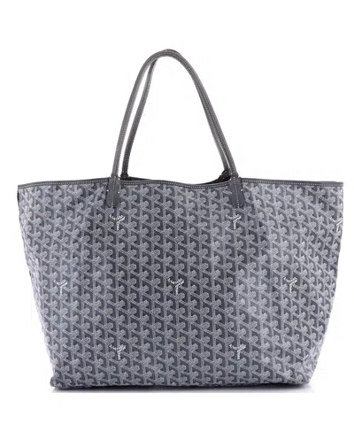 Pre-owned Pre-owned Goyard  Goyard Gm Saint Louis Tote Coated Canvas In Gray