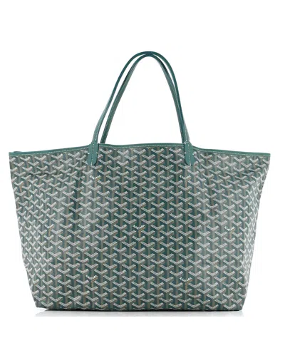 Pre-owned Pre-owned Goyard  Goyard Gm Saint Louis Tote Coated Canvas In Green