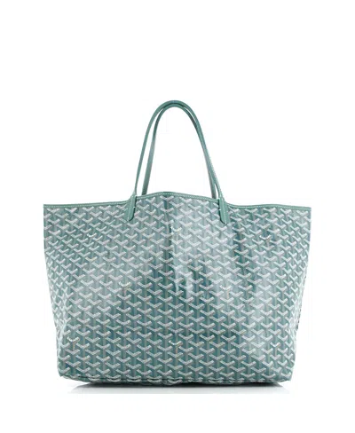 Pre-owned Pre-owned Goyard  Goyard Gm Saint Louis Tote Coated Canvas In Green