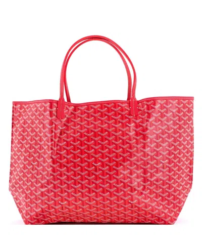 Pre-owned Pre-owned Goyard  Goyard Gm Saint Louis Tote Coated Canvas In Red
